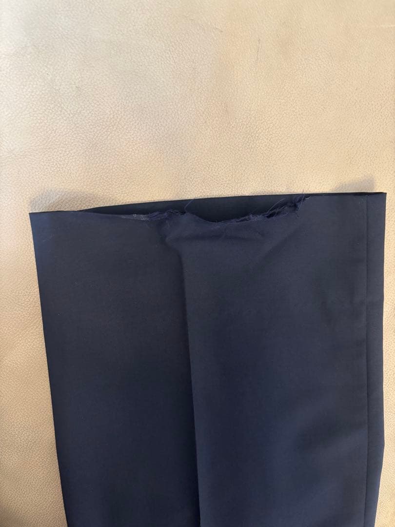 Prada 09ss wool slacks navy ストレート ワイド