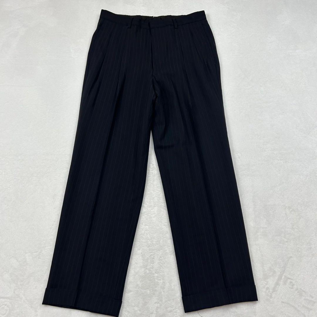 F351 美品 L 39 ブルックスブラザーズ ストライプ スーツ 上下 メンズ