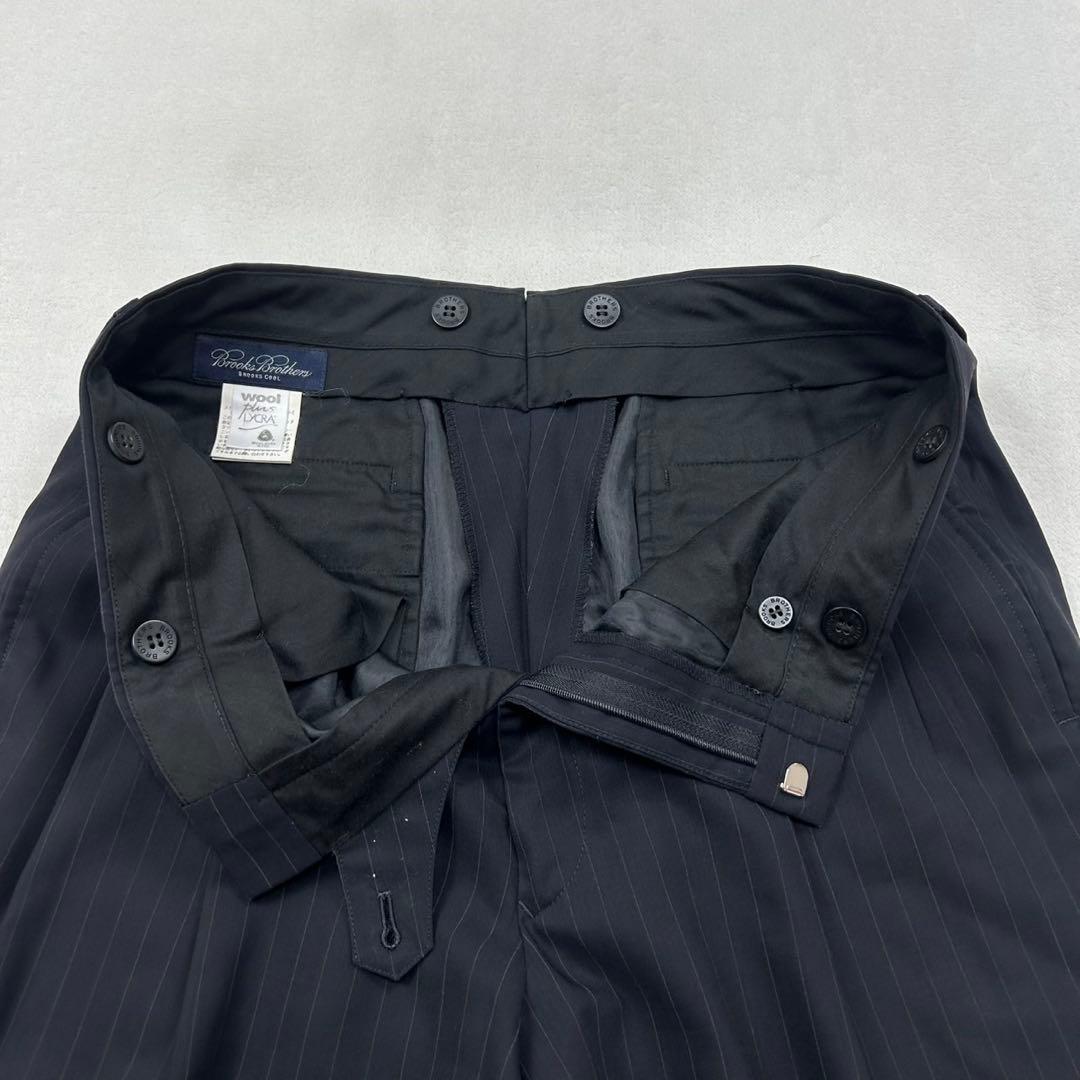 F351 美品 L 39 ブルックスブラザーズ ストライプ スーツ 上下 メンズ