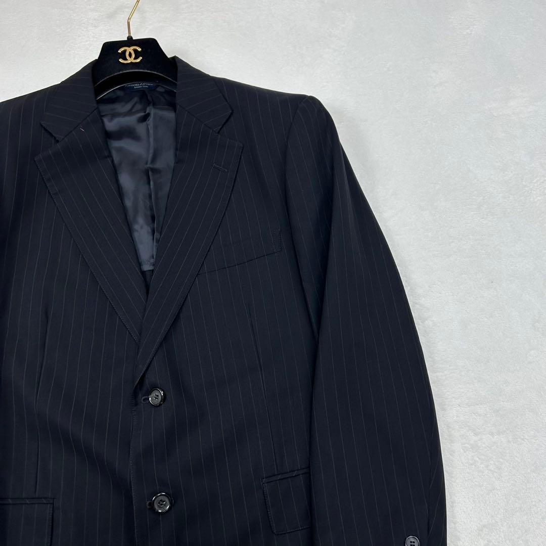 F351 美品 L 39 ブルックスブラザーズ ストライプ スーツ 上下 メンズ