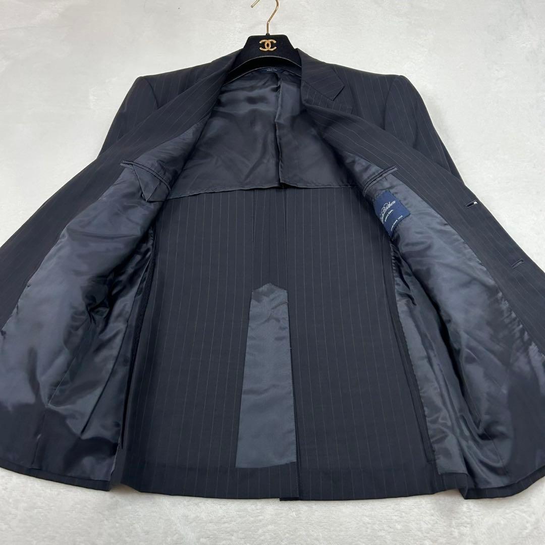 F351 美品 L 39 ブルックスブラザーズ ストライプ スーツ 上下 メンズ