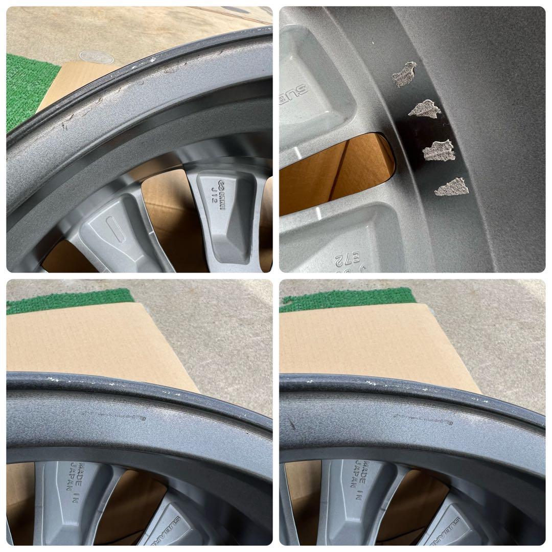 スバル レガシィアウトバック純正 BT5 新車外し 18インチ2本①