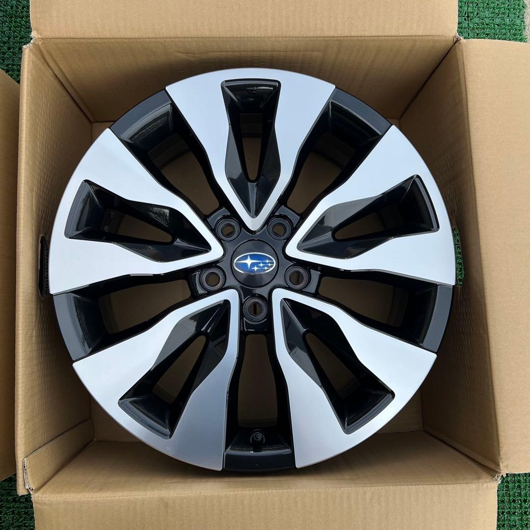 スバル レガシィアウトバック純正 BT5 新車外し 18インチ2本①