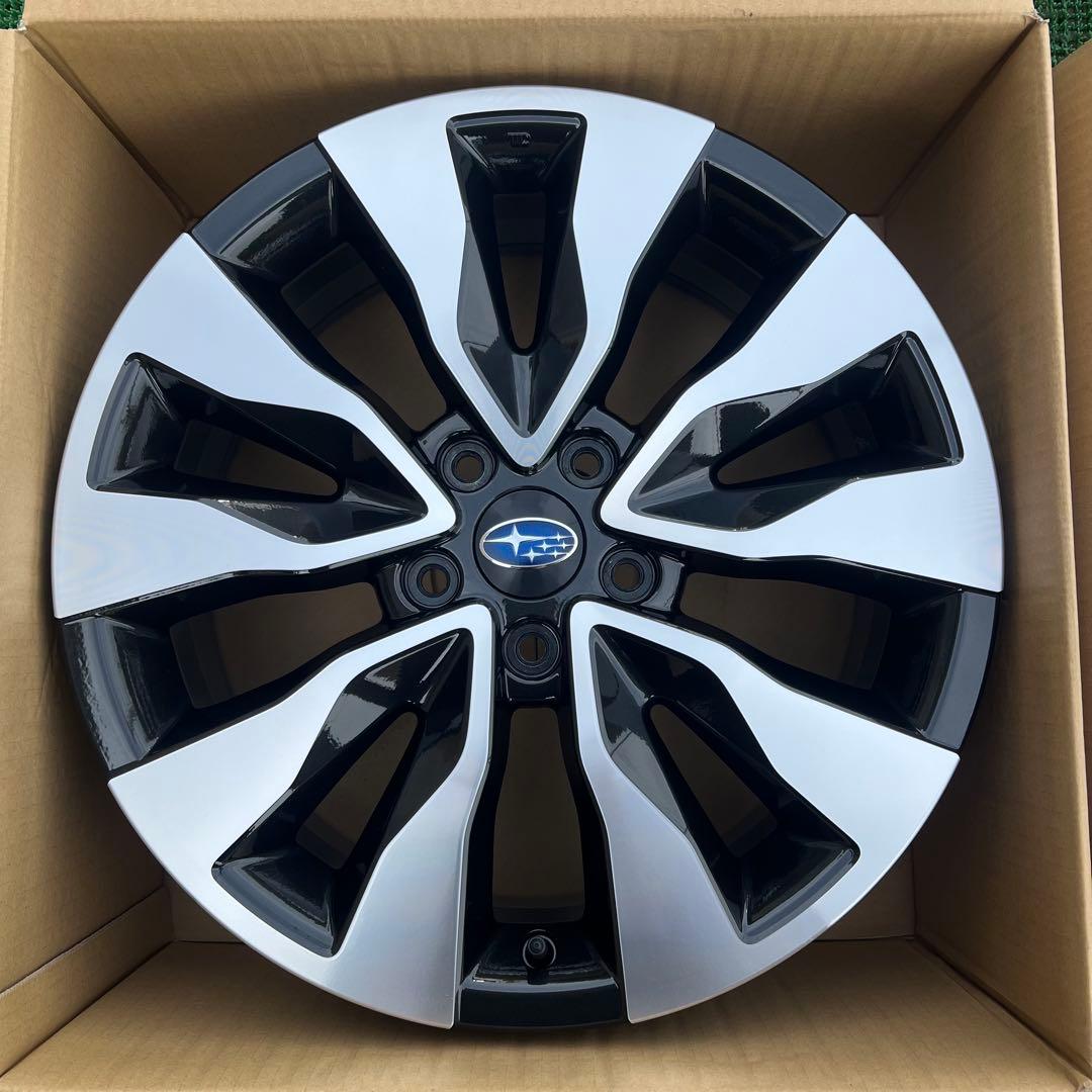 スバル レガシィアウトバック純正 BT5 新車外し 18インチ2本①