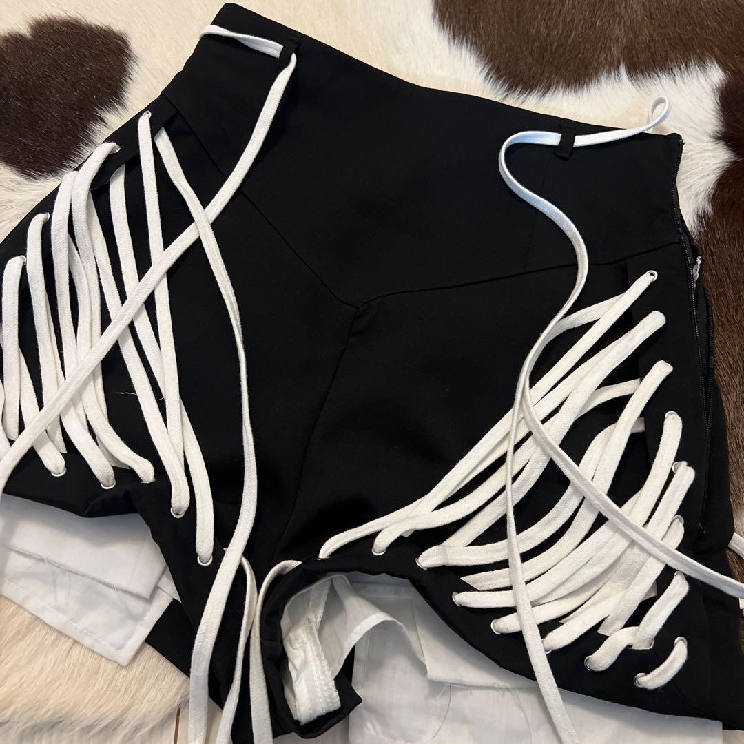 theredthread S lace up shorts Sサイズ