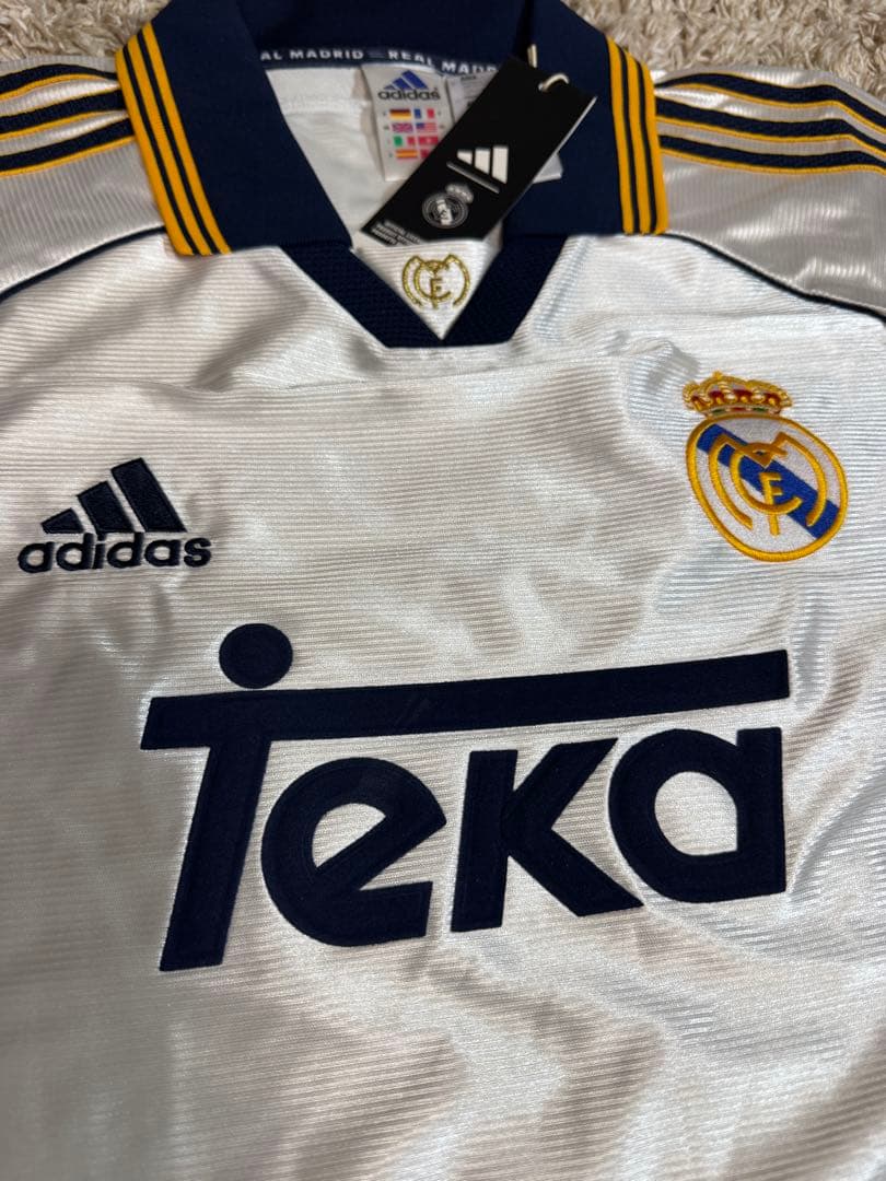 正規品新品未使用 レアルマドリード 復刻版 99/00 レプリカユニホーム XL