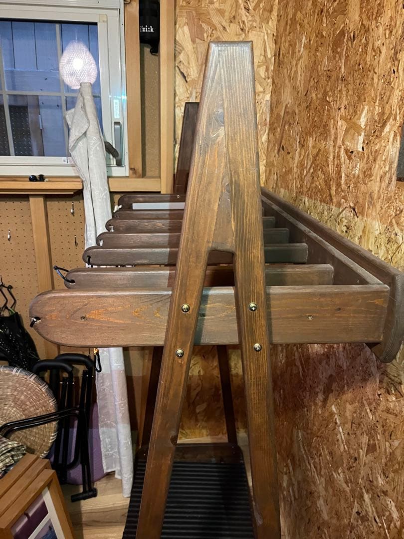 波*郎様 木製サーフボードラック