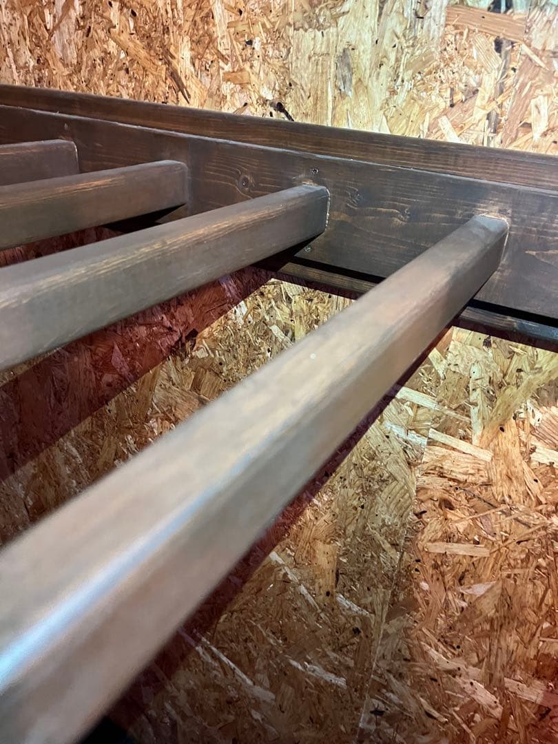 波*郎様 木製サーフボードラック