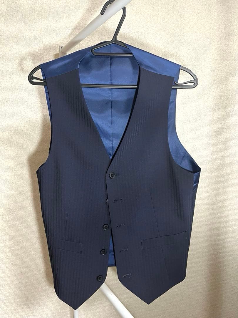 メンズ ネイビー スーツ セット YA6サイズ 洋服の青山