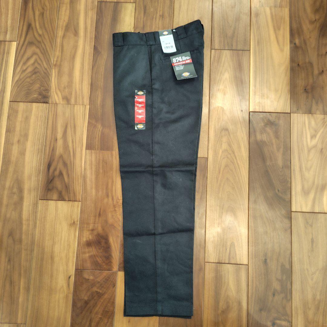 黒ディッキーズ874スタッズカスタム■W34×L30キムタク木村拓哉HTC