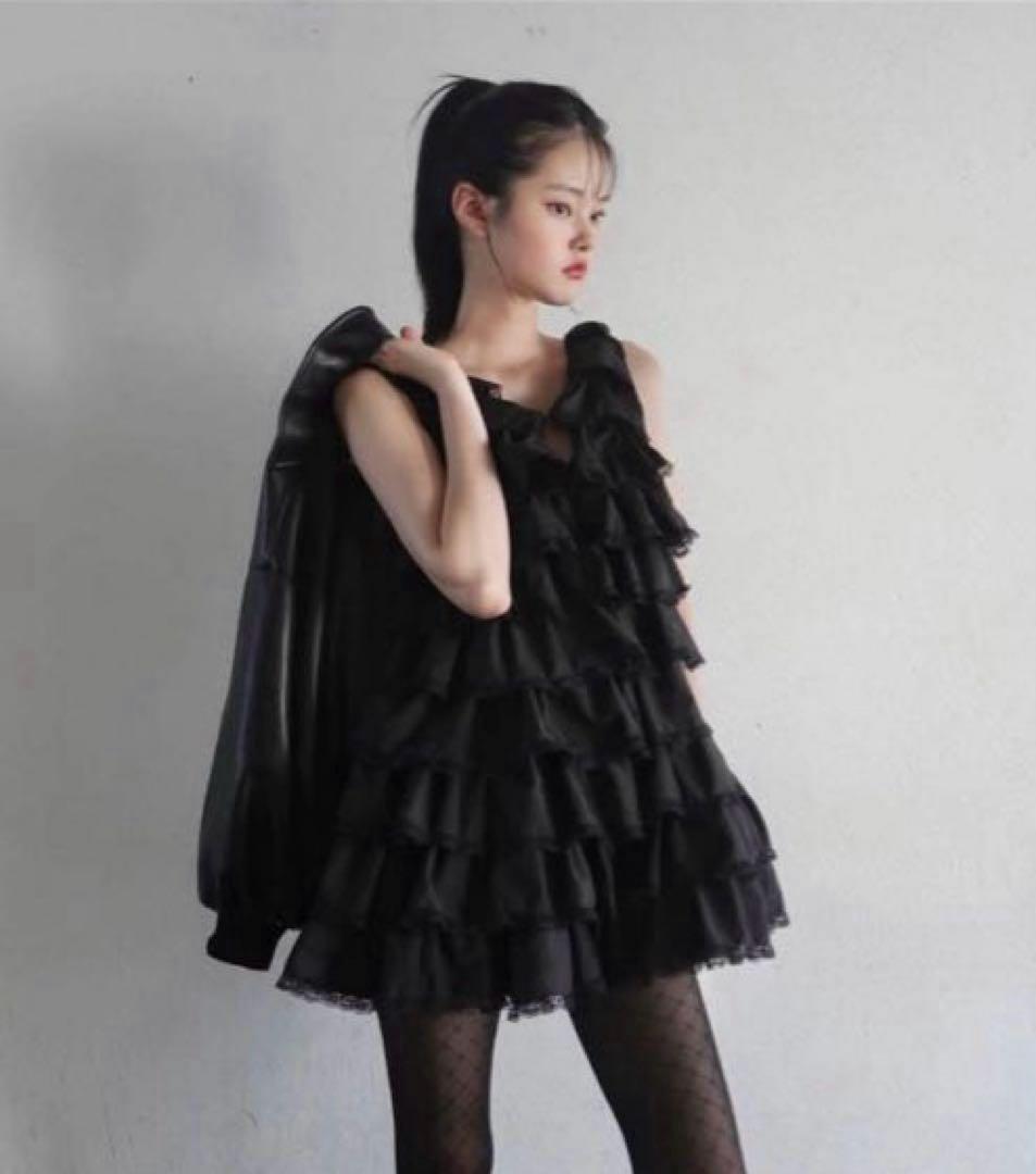 Treatürself angel wings dress mini BLACK