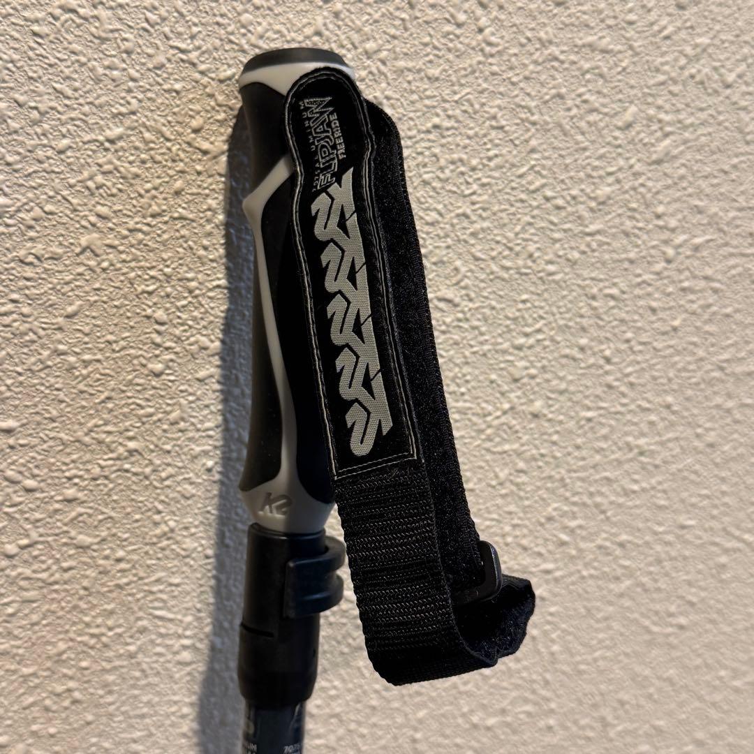 【新品】K2 FLIPJAW スキー ストック 105-120cm