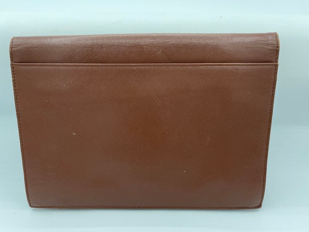 YSL ブラウン クラッチバッグ