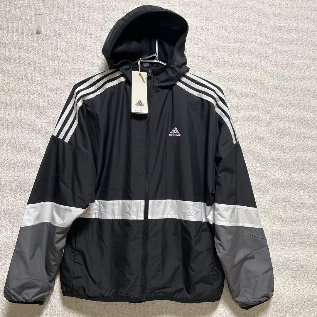 アディダス シャカシャカ　上下セット　裏起毛　Mウインドブレーカーレディース