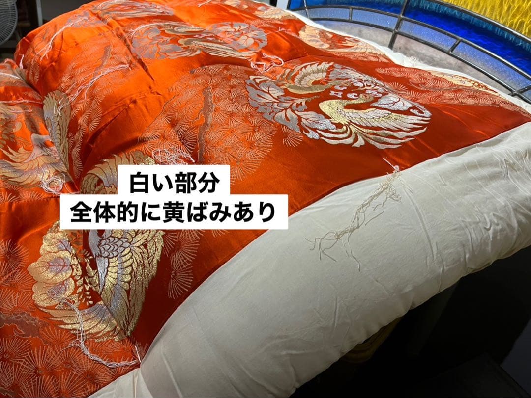 婚礼布団 昭和レトロ 当時物 インテリア 鶴