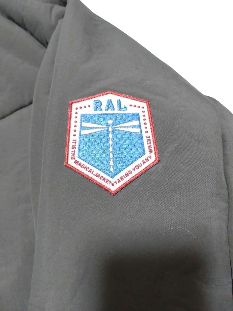 RAL 日本製 中綿フードジャケット XL カーキ