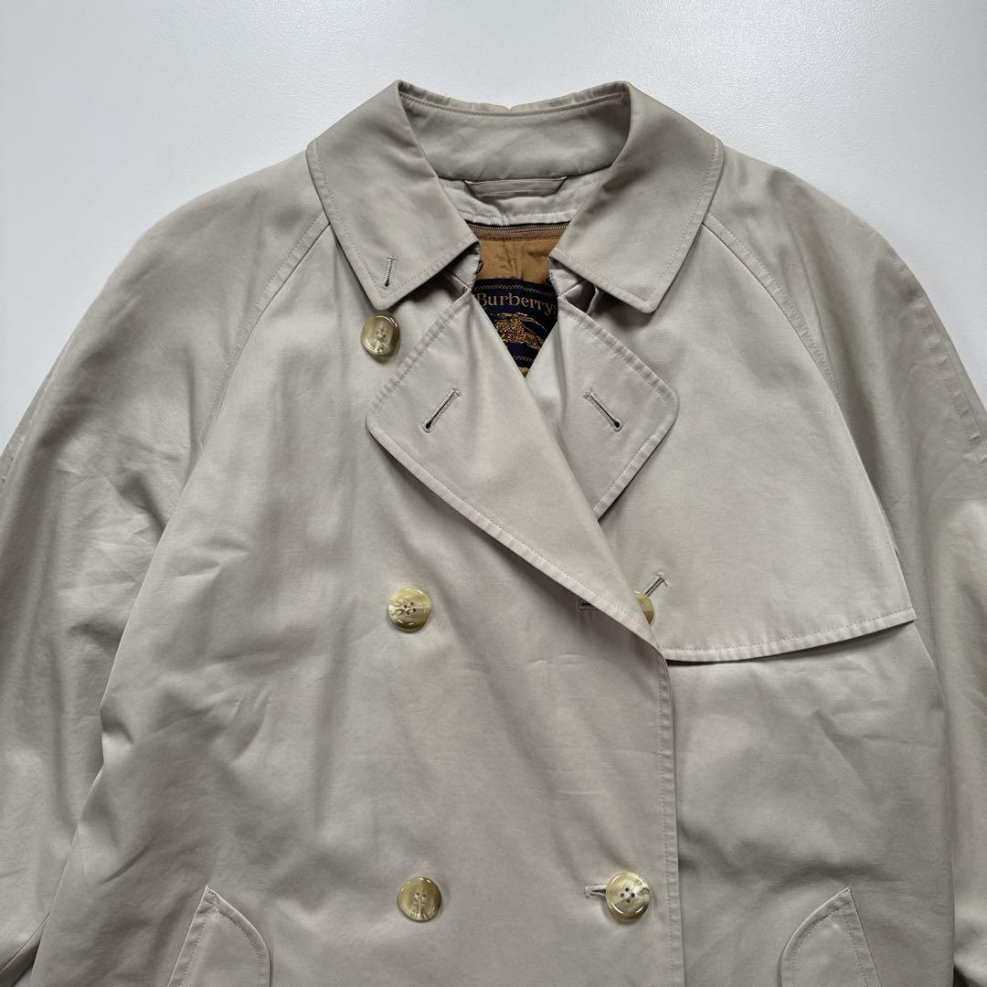 バーバリー トレンチコート ロング丈 ライナー付 ライトベージュ ベルト付き