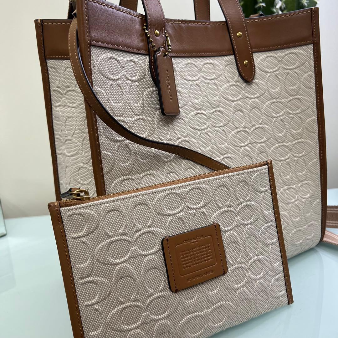 COACH コーチ ショルダー トートバッグ&クラッチ セット♡