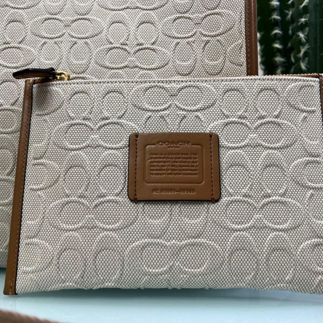 COACH コーチ ショルダー トートバッグ&クラッチ セット♡