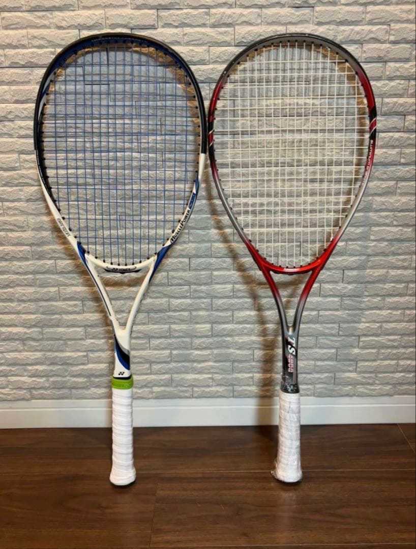 袋付き　MIZUNO YONEX 他　軟式テニスラケット 4本セット