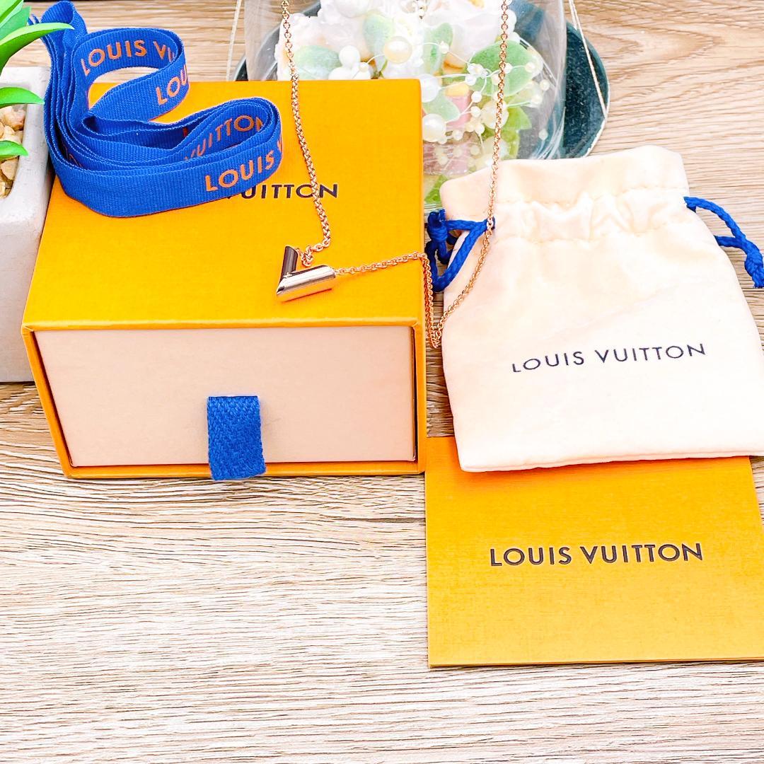 ◇ルイヴィトン◇ M80137 エセンシャルV ネックレス PG LE0241