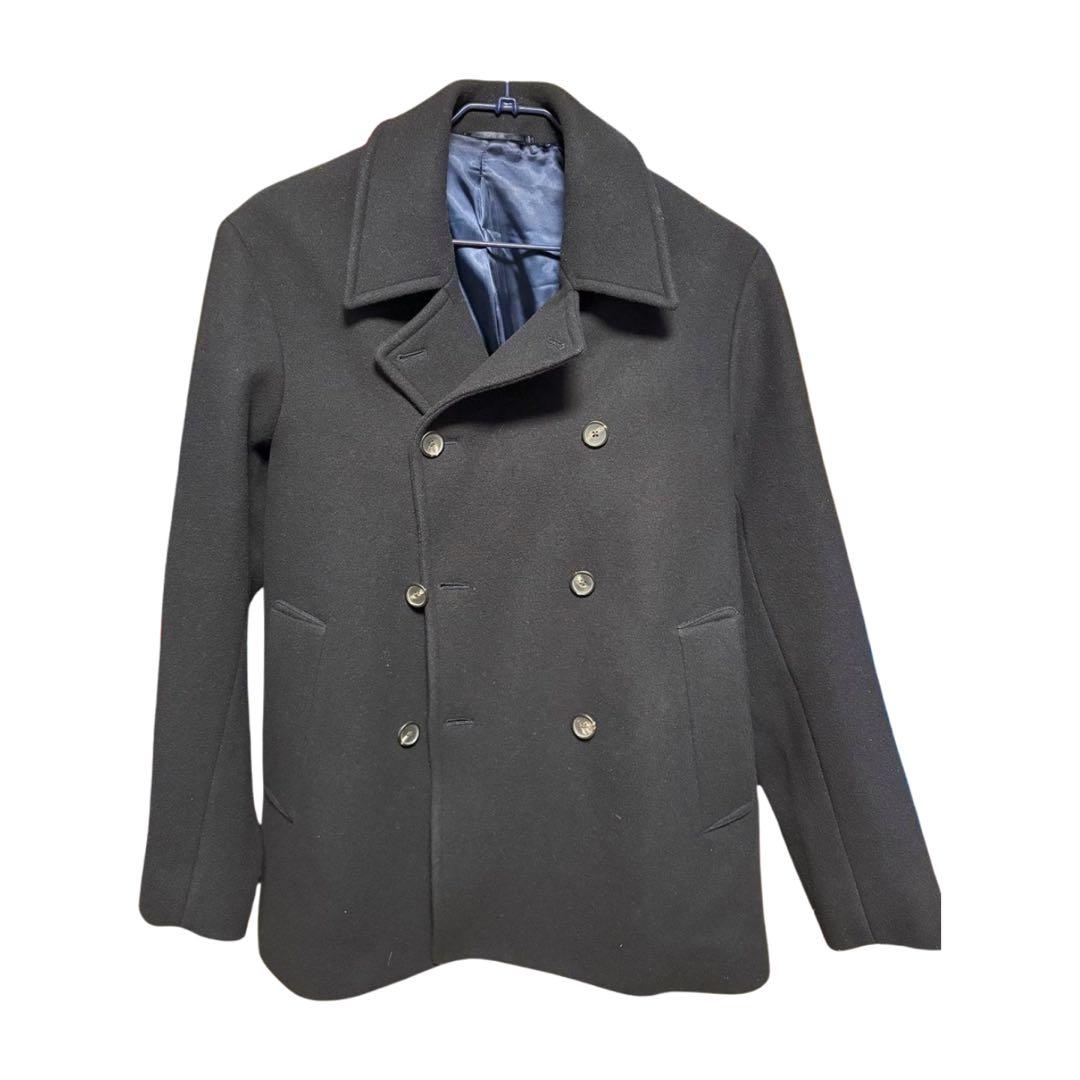 UNITED ARROWS 濃紺ウールピーコート