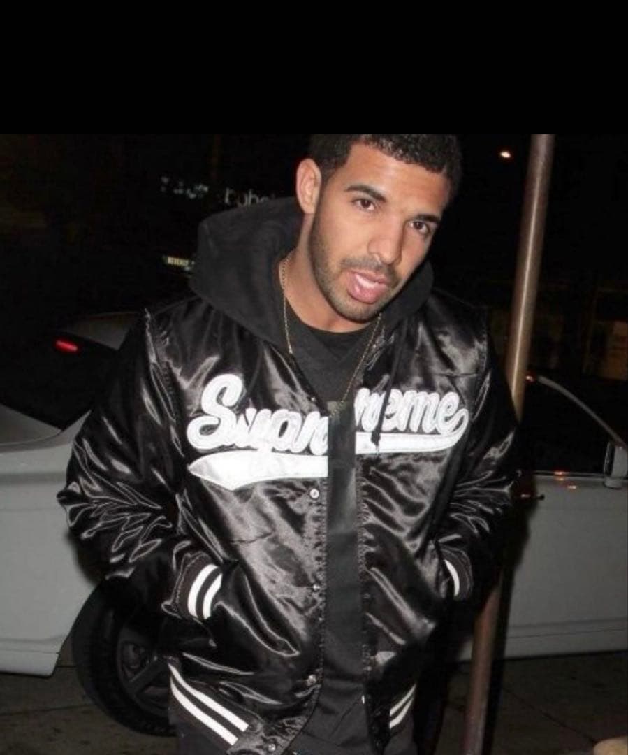 Supreme Satin Hooded Varsity Jacket 美品