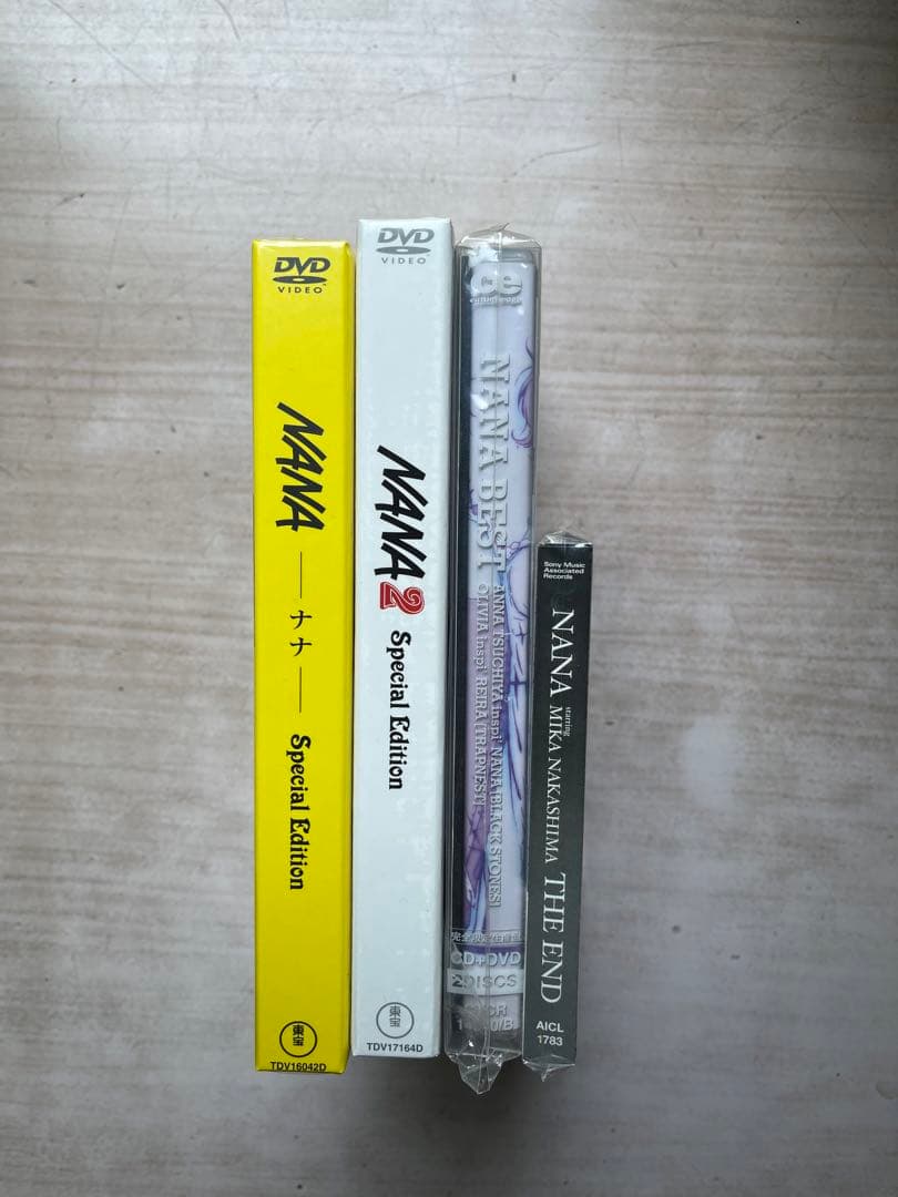 NANA／NANA2 SP Ed DVD&NANA CD&BEST CD未開封品
