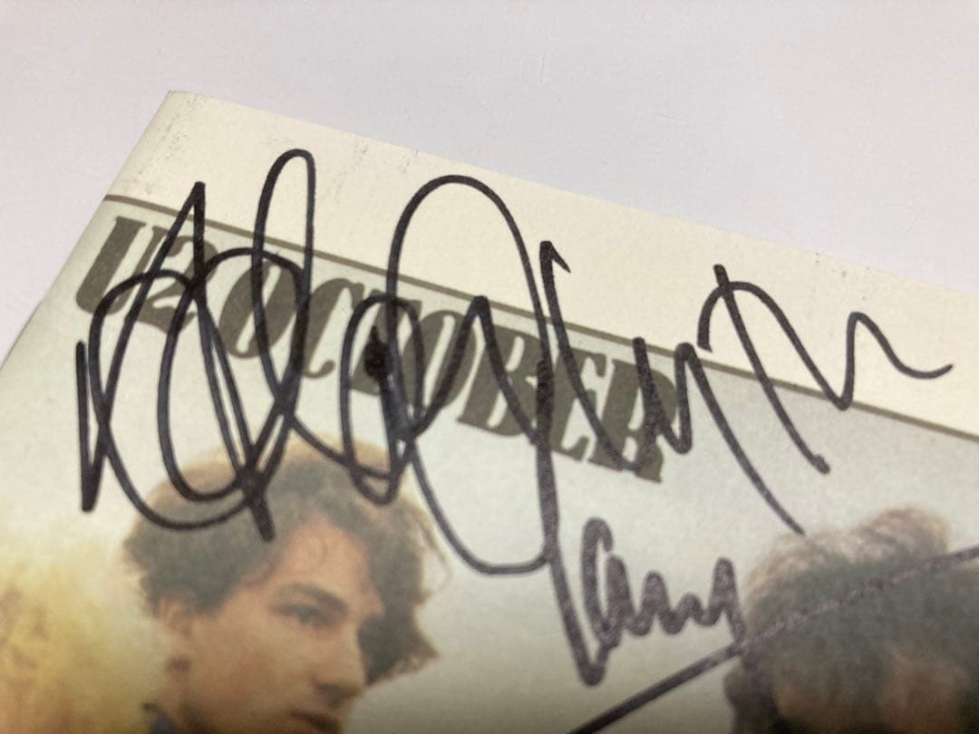 レアu2直筆サインCDoctorber bono edge Larry adam