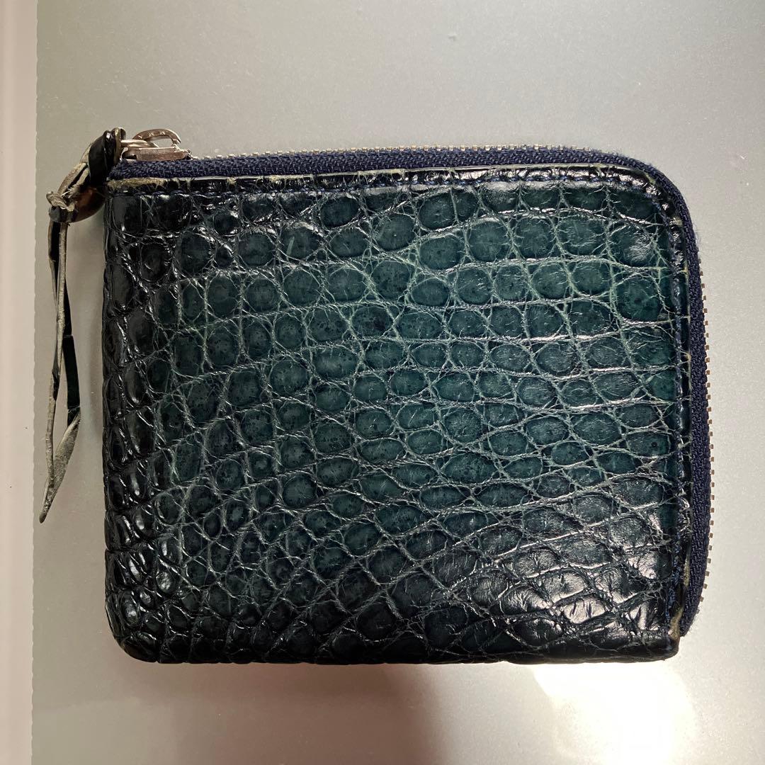 ブルーナボイン　クロコスモールウォレット L字ファスナー財布
