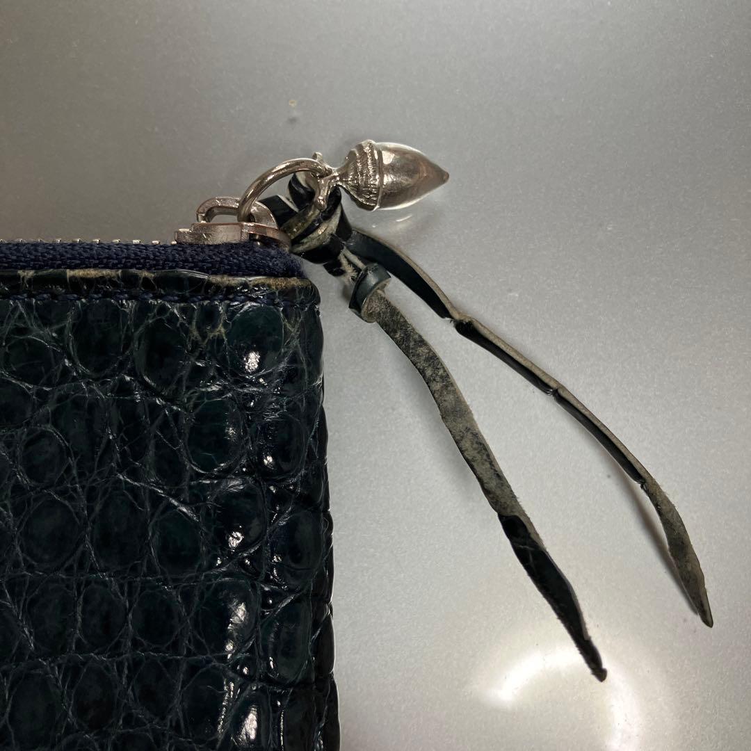 ブルーナボイン　クロコスモールウォレット L字ファスナー財布