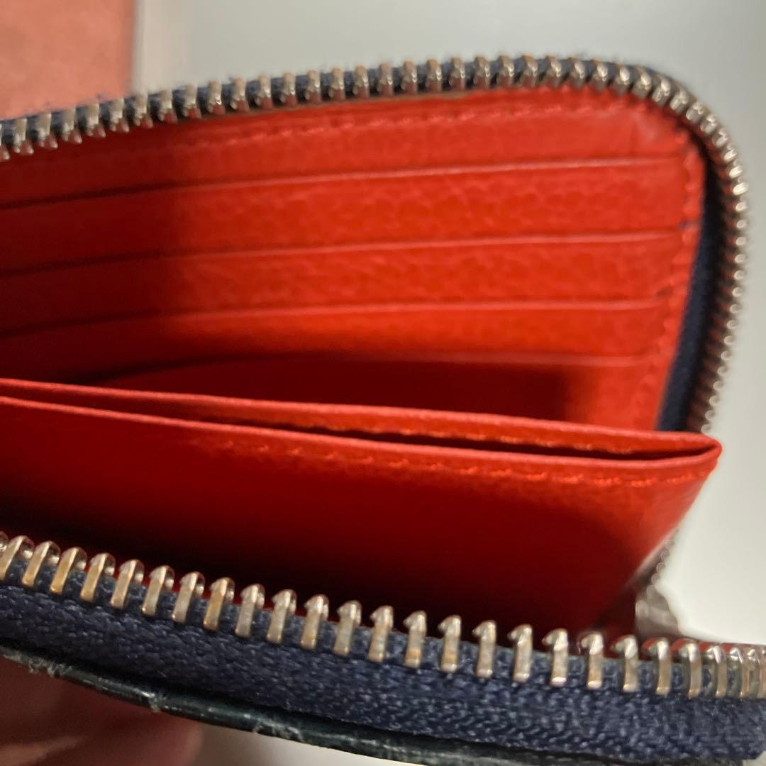 ブルーナボイン　クロコスモールウォレット L字ファスナー財布