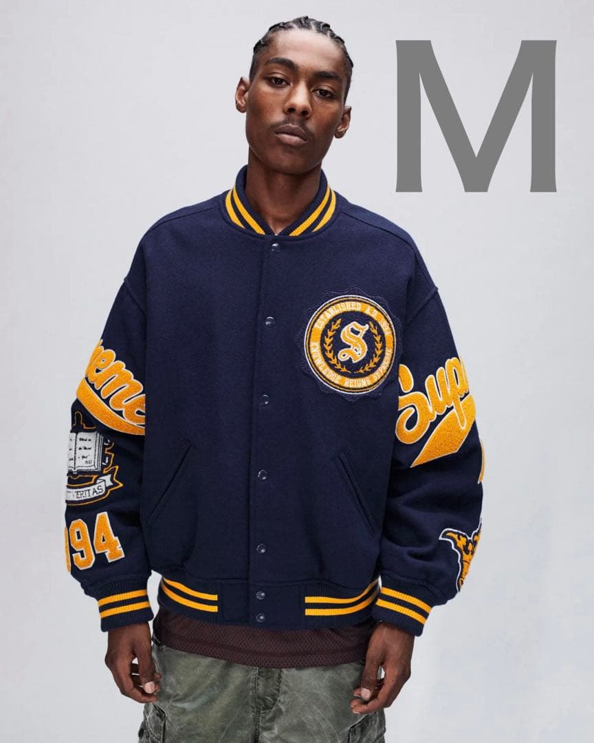 Supreme Veritas Varsity Jacket 『Ｍ』