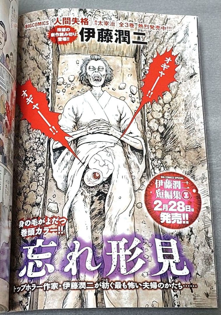 ビッグコミックオリジナル2019年2月20日4号『忘れ形見』読切/伊藤潤二