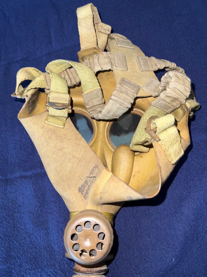 日本　戦時中防空用防毒面（サービス品あり）