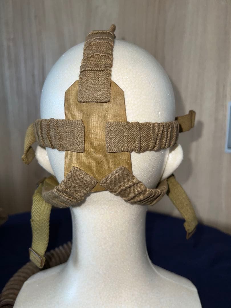 日本　戦時中防空用防毒面（サービス品あり）