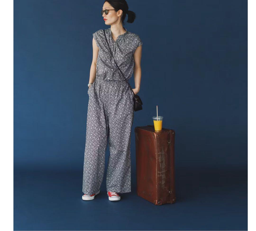 北欧暮らしの道具店　花柄オールインワン