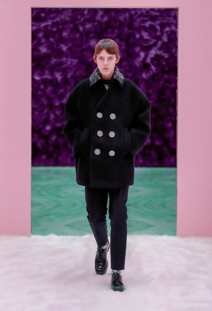 PRADA グリーン レザーシューズ BTS 着用 ジン テテ　JIN