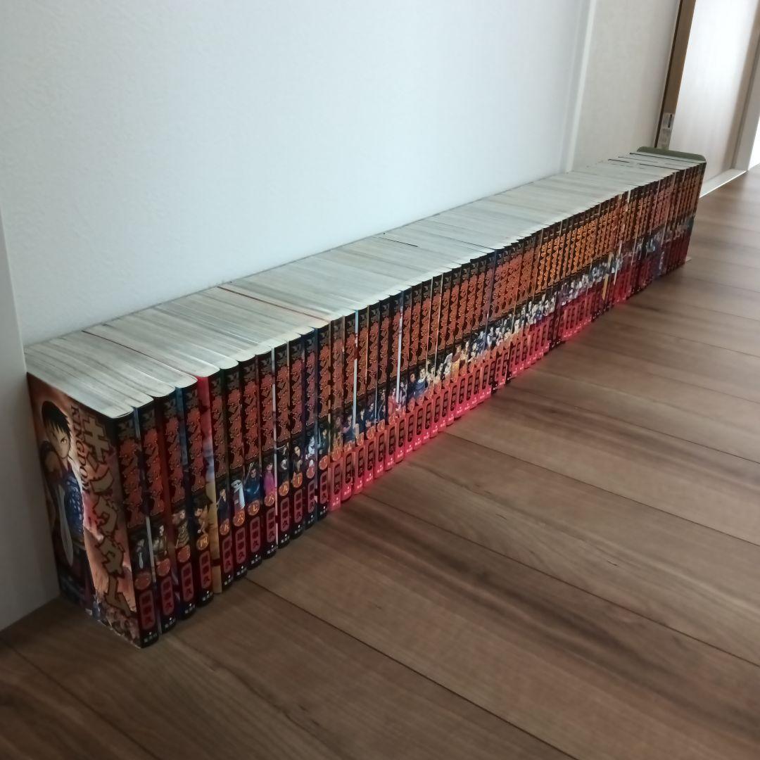 キングダム 1〜75巻　全巻セット！　覇道列記　ステッカー付き　帯付き多数