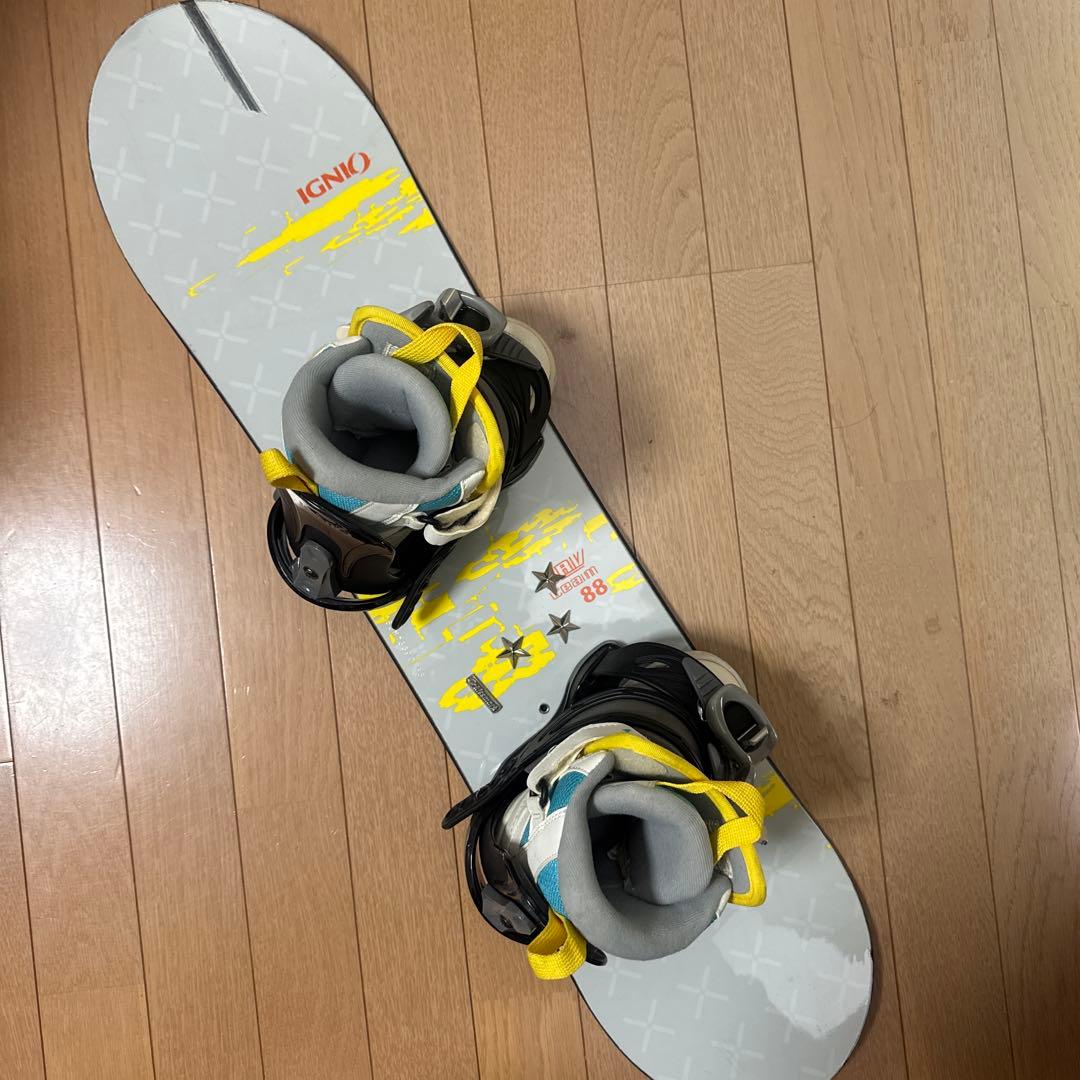 m*.様 ジャンク　IGNIO 88センチ　キッズ　子ども　スノーボード　3点セ