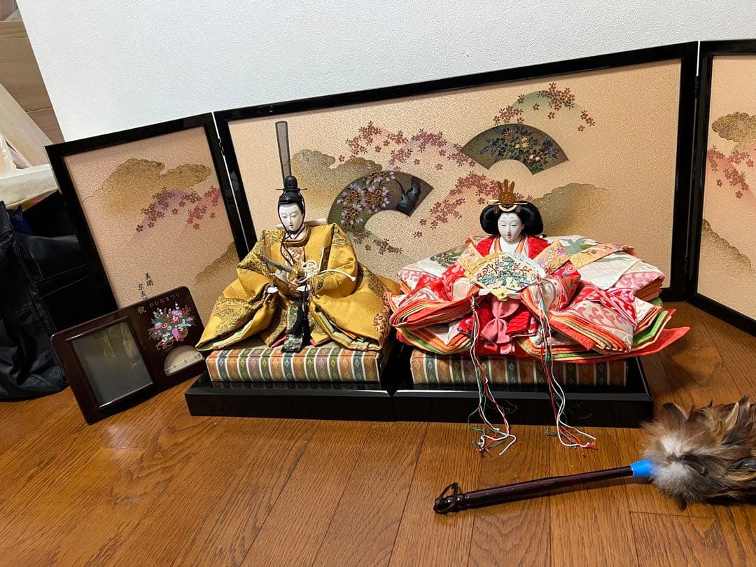 【USED】雛人形 京友禅全彩【金彩京の舞】