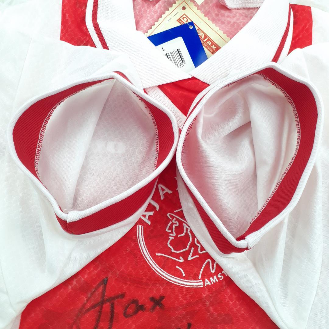 タグ付未使用保管品◎アヤックス Ajax 岡野雅行 サイン入り練習用ユニフォーム