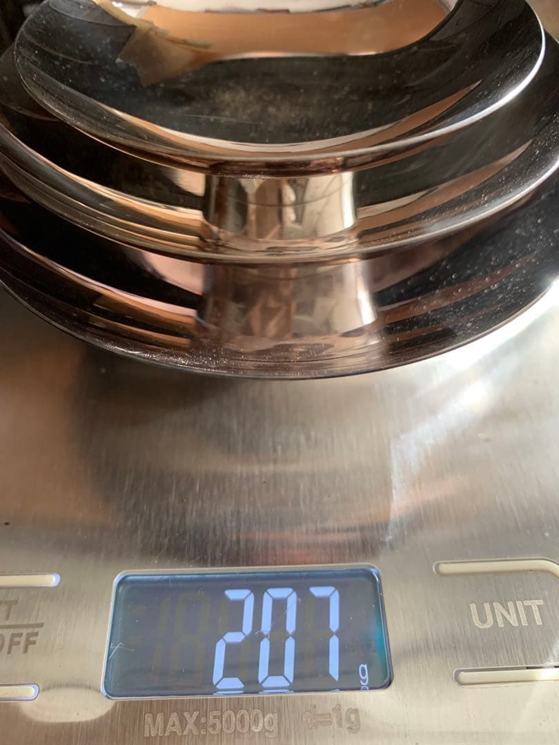 【純銀盃 3組大中小】総重量207g純銀製 ★純銀刻印 和光★現状品日本専売公社