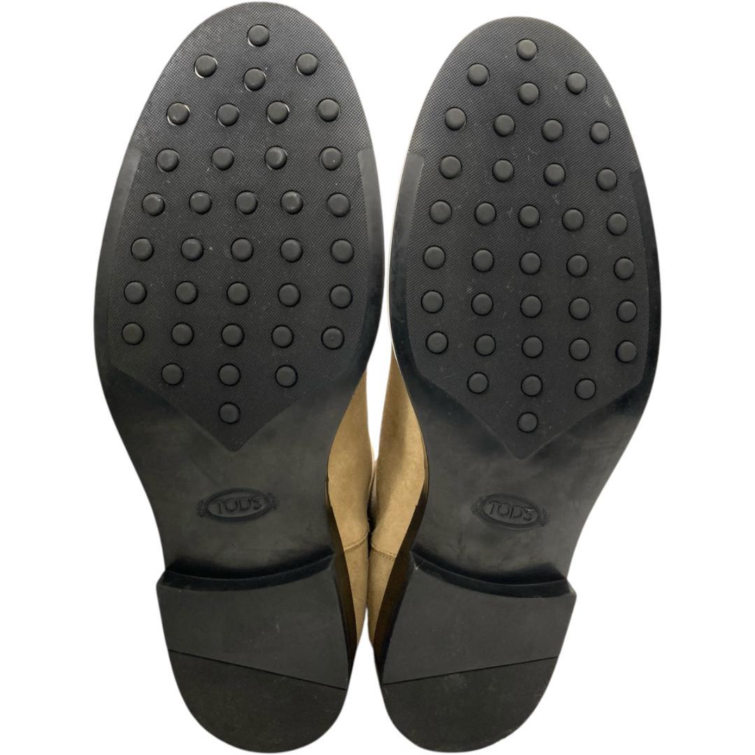 美品トッズ ロンハーマン別注 サイドゴアブーツ 8 1/2 ベージュ スエード