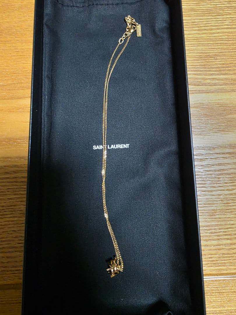 SAINTLAURENT ネックレス ツイスト モノグラム