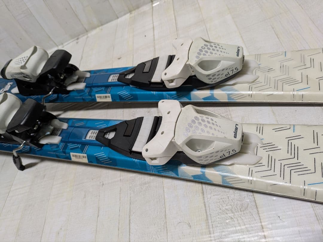 elán スキー板 ビンディング付き ホワイト
