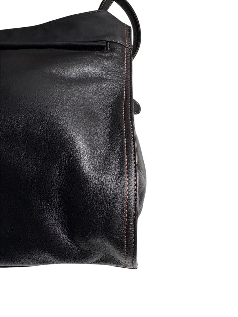 ✨極美品✨Kitamura キタムラ 本革 レザーショルダーブラック黒　スクエア