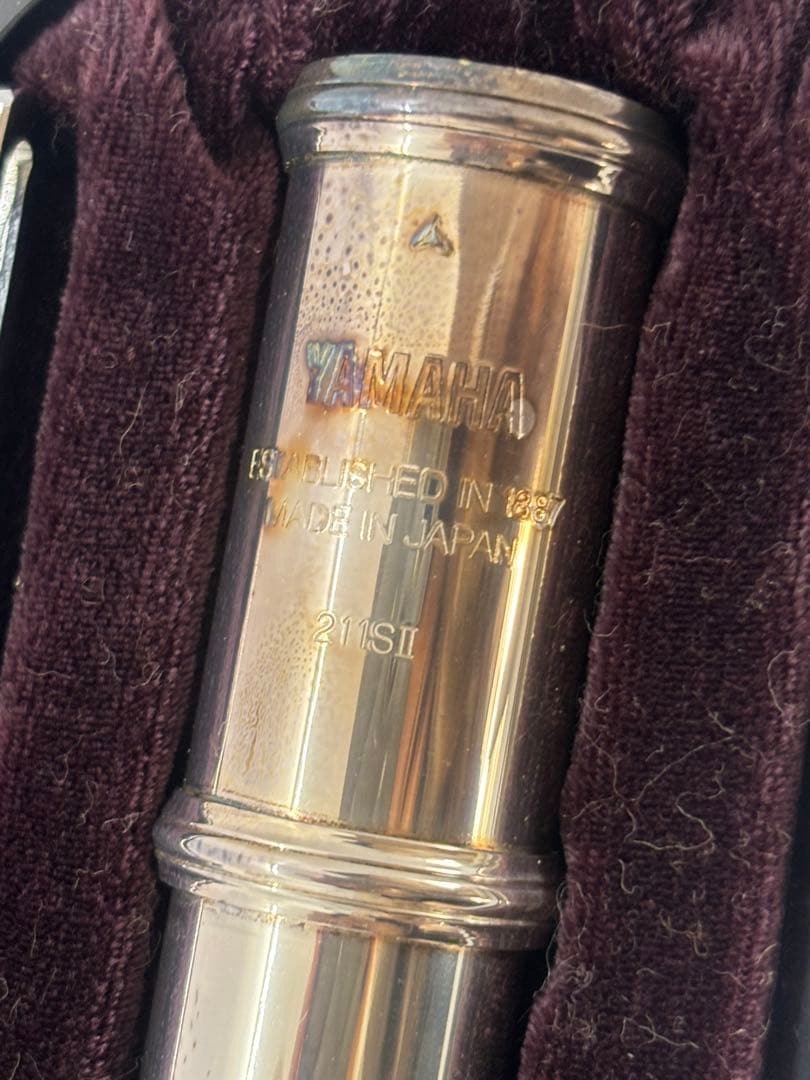 Yamaha 銀製フルート 211 ハードケース付き