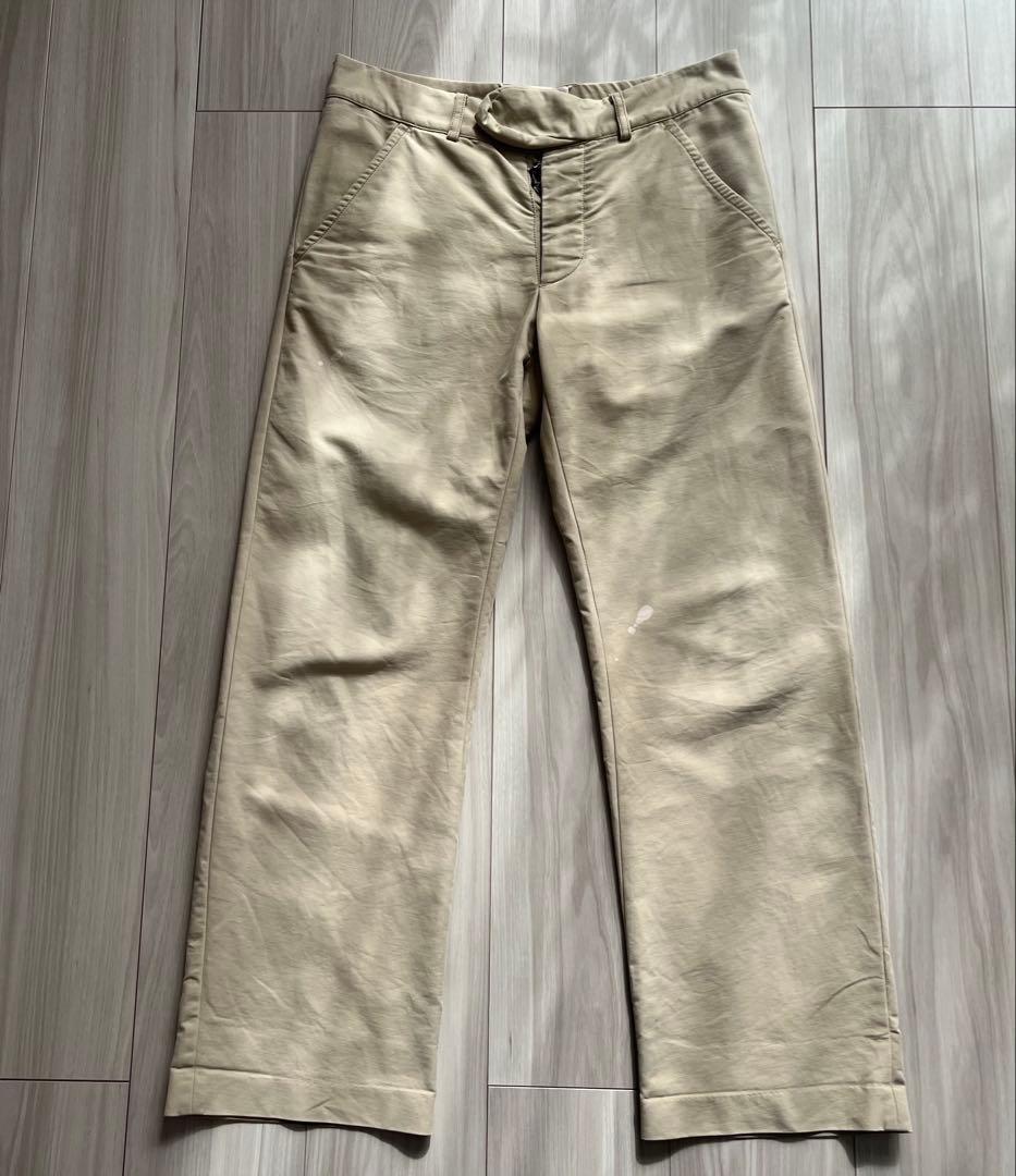 マルタンマルジェラ　ここのえ期　09AW チノスラックスパンツ