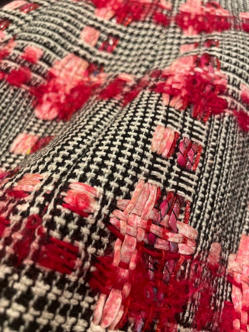 春服　RENA LANGE 華やぐ立体ツイードジャケット 卒業式　入学式